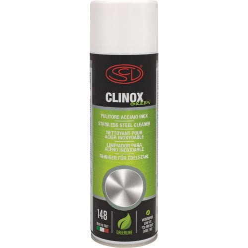 Аэрозоль для очистки - CLINOX GREEN - SILICONI - для нержавеющей стали