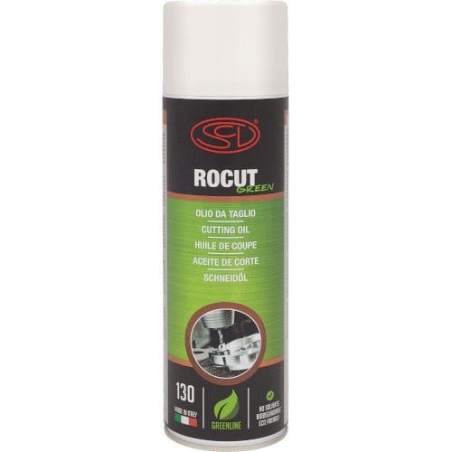 Смазочный аэрозоль - ROCUT GREEN - SILICONI - охладитель / без запаха / без растворителя