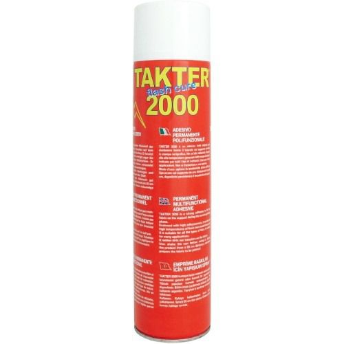 Клей для текстиля - TAKTER® 2000 - SILICONI - однокомпонентный / прозрачный / аэрозольный