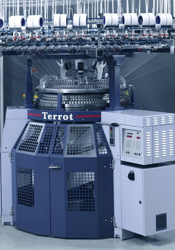 Вязальная машина одинарная ткань джерси - S296-1 - TERROT - круговая / высокоскоростная / промышленная