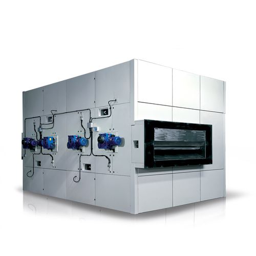 Осушитель с вращающимся барабаном - BROWN - UNITECH TEXTILE MACHINERY - непрерывного действия / для очистки