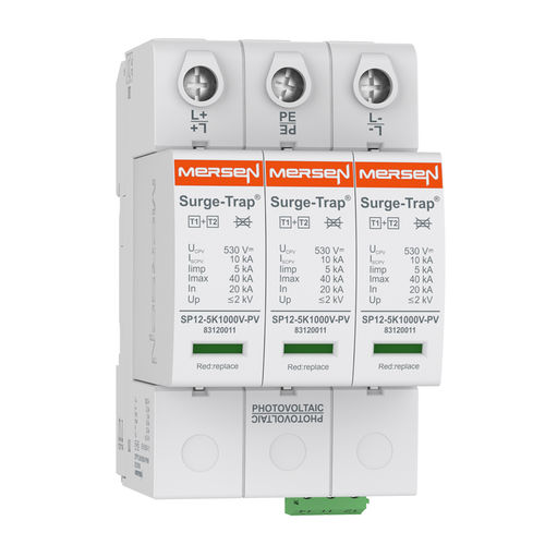 Молниеотвод для фотогальванической установки - Surge-Trap® STPT2 series - Mersen - Electrical Power - тип 2 / многополюсный / постоянный ток