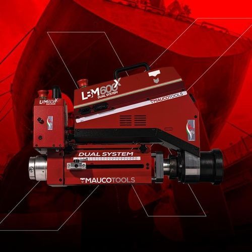 Переносной расточный аппарат токарная обработка - LBM600X Dual System  - MAUCOTOOLS SRL - для выпрямления / для сварки / для шлифовки
