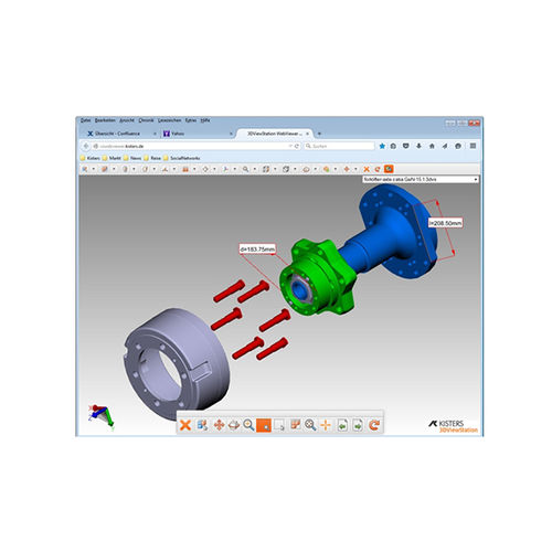 Программное обеспечение визуализатор - 3DViewStation WebViewer - ACHELON SOFTWARE HOUSE SRL - CAO / PLM / 3D