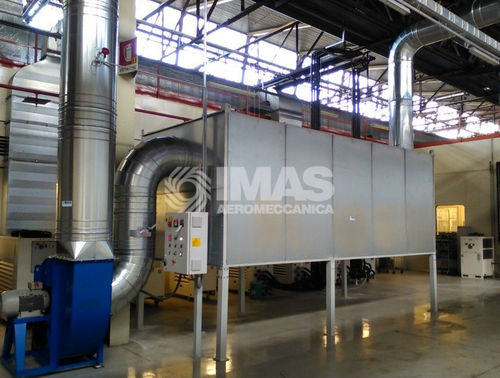 Фильтровальная установка с активированным углем - CARBOCONT - IMAS AEROMECCANICA SRL - для твердых частиц / жидкость без COV (летучих органических соединений) / из нержавеющей стали