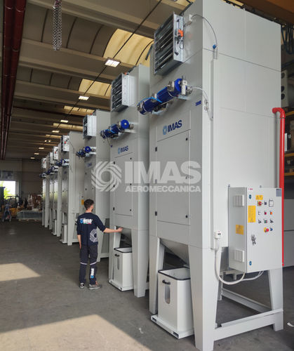 Пылеуловитель с картриджем - C series - IMAS AEROMECCANICA SRL - пневматическое промывочное устройство / компактный / автоматический