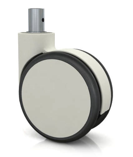 Поворотный ролик - S-M5-PD, S-M6-PD series - Darcor - со стержнем / из стали / из каучука