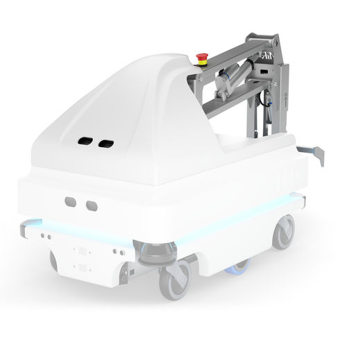 Трактор для буксировки - MiR Hook 100 - Mobile Industrial Robots Aps - электрический / 4-колесный / AGV