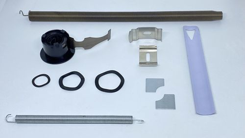 Пружина на растяжение - MOLLIFICIO RIZZATO SRL - развернутая / из металла / из нержавеющей стали
