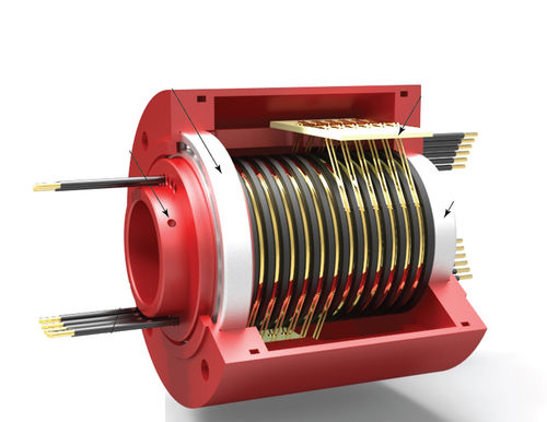 Вращающийся коллектор с капсулой - SR014 - Rotary Systems, Inc. - из золота