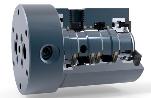 Поворотное соединение для воздуха - RU012 - Rotary Systems, Inc. - для вакуума / 2 прохода / гидравлическое