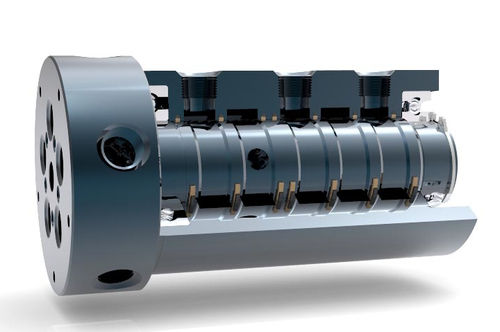 Поворотное соединение для воздуха - RU018 - Rotary Systems, Inc. - для вакуума / 5 проходов / гидравлическое