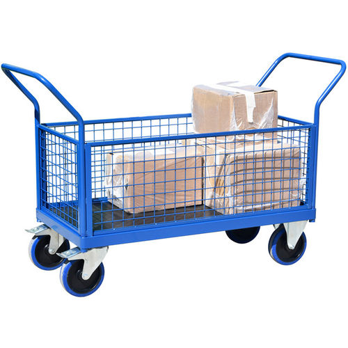 Транспортная тележка - HI-FBT-1-PP-4MS400 series - Handle-iT Ltd - с платформой / с большой нагрузкой / для промышленности