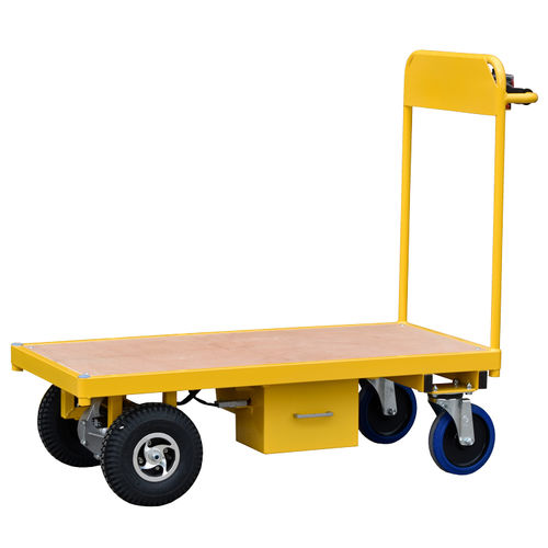 Транспортная тележка - HI-POW-FBT-1260 - Handle-iT Ltd - из стали / с платформой / электрическая