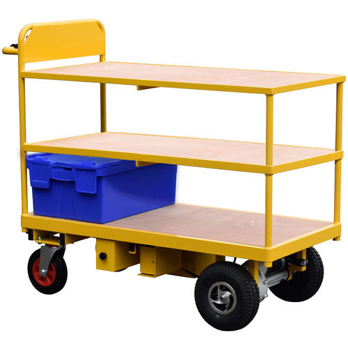 Тележка для хранения - HI-POW-3TT-1260 - Handle-iT Ltd - из стали / 3 уровня / электрическая