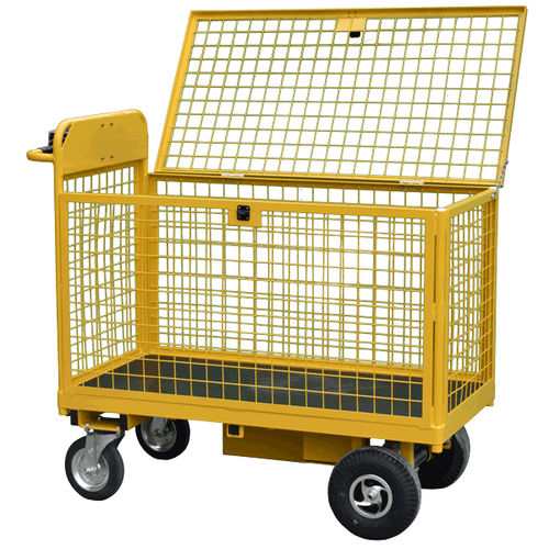 Транспортная тележка - HI-POW-FSC-1260 - Handle-iT Ltd - из стали / с оцинкованной решеткой / электрическая