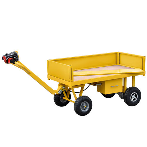 Транспортная тележка - HI-POW-T500-1260-4SS200 - Handle-iT Ltd - для разгрузочно-погрузочных работ / из стали / с платформой