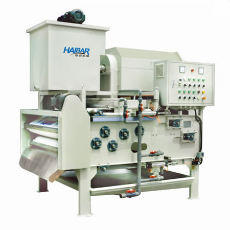 Ленточный фильтр-пресс - HTA series - Shanghai Haibar Mechanical Engineering Co.,Ltd - ротационный / непрерывного действия / для обработки шлама