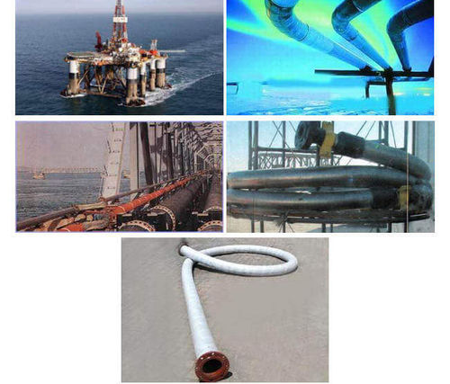 Гибкий шланг для масла - hebei huayu special rubber co.,ltd - из синтетического каучука / для использования на морских судах / маслоустойчивый