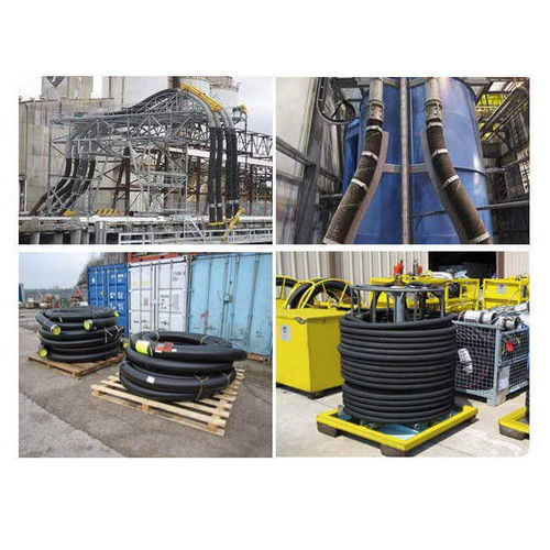 Гибкий шланг для сыпучих материалов - hebei huayu special rubber co.,ltd - для абразивного продукта / из СКЭП / нитриловый