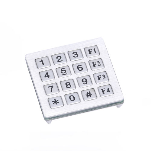 Цифровая клавиатура 16 клавиш - CT-KPS18-16-TM - NingBo ChenTe electronics Technologies Co.,Ltd - встраиваемая / из нержавеющей стали / IP65