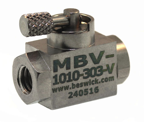Клапан со сферическим золотником - MBV-1010.-. - Beswick Engineering Co, Inc. - с ручным управлением / для остановки / для воды