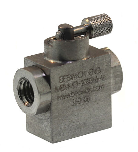 Клапан со сферическим золотником - MBVMD-1010.-. - Beswick Engineering Co, Inc. - с ручным управлением / смеси / для разделения