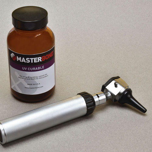 Клей с УФ-полимеризацией - UV18S - Master Bond - на основе полимеров / для металла / для стекла