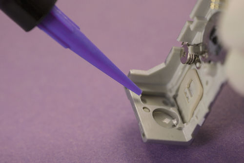 Клей с двойным отвердителем - UV22DC80-1Med - Master Bond - эпоксидный / для металла / для стекла