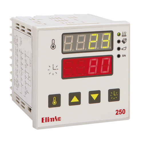 Индикатор и контроллер для измерения температуры - E-250 Series - Elimko Elektronik Imalat ve Kontrol - с 4 цифрами / 7 сегментов / для установки на панель
