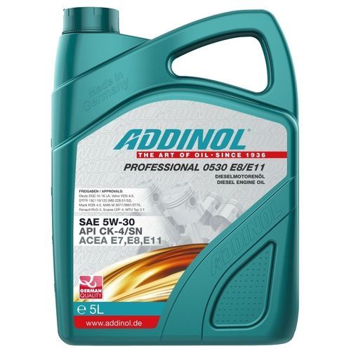 Масло для смазки - PROFESSIONAL 0530 E8 E11 - ADDINOL Lube Oil - универсальное / синтетическое / для зубчатых передач