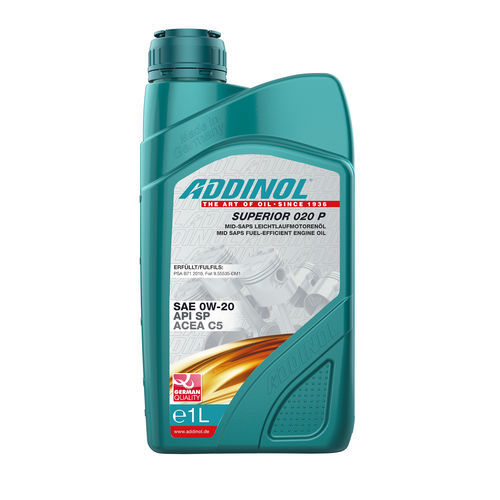 Масло для смазки - ADDINOL SUPERIOR 020 P - ADDINOL Lube Oil - синтетическое / для дизельного двигателя / для машины