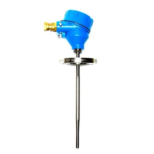 Датчик температуры с термопарой - TER-Exd-PF-233 - Alf-Sensor - с фланцем / с клеммной колодкой / ATEX