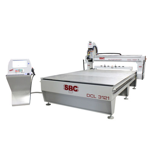 Станок для обрезки профилей ЧПУ - DCL - SBC AUTOMATION - 3 оси / с одним шпинделем / для дерева