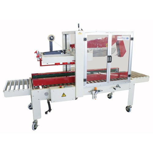 Машина для запечатывания коробок с двойными клапанами - FX-AT5050  - ZHEJIANG BROTHER PACKING MACHINERY CO.,LTD - клейкая лента / автоматическая