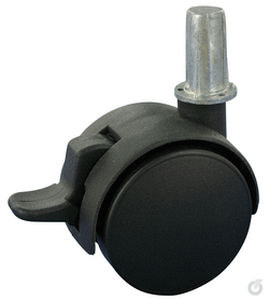 Поворотный ролик - KRN DRK 0/2X35/13 - Rollentechnik vom Stein GmbH - со стержнем / двойной / из стали