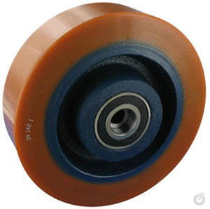 Колесо с бандажом - PRG 75/30/1K - Rollentechnik vom Stein GmbH - из полиуретана / шариковое / шор А