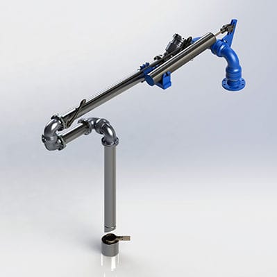 Стендер для загрузки для передачи жидкостей - LA120 series - Zipfluid srl - верхняя загрузка