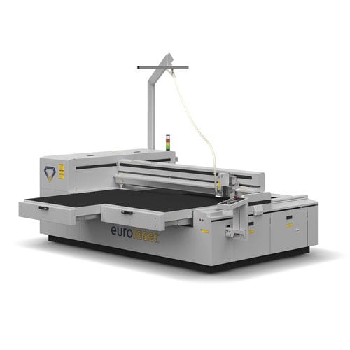 Автоматическая система питания - eurolaser Twin Table System - eurolaser GmbH - с двойным столом / для резального станка / для материалов