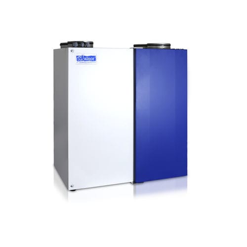 Настенная установка очистки воздуха - HRU series - ALNOR Ventilation Systems - напольная / с регенерацией тепла / низкий профиль