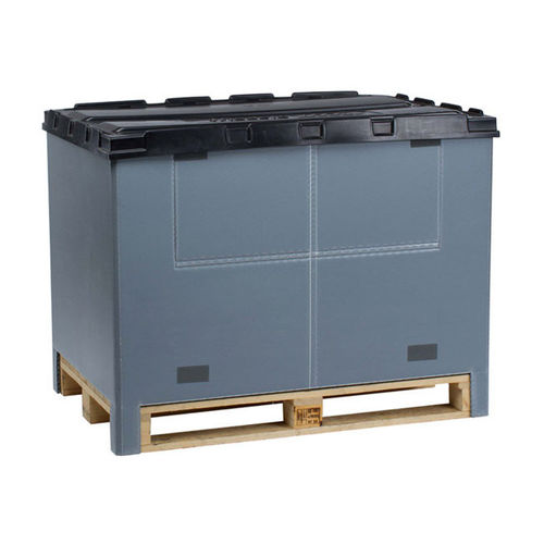 Ящичный поддон из полипропилена - Pallet TOP Box™ - Con-Pearl GmbH - для хранения / транспортный / складной