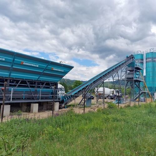 Стационарная бетоносмесительная установка - CONSTMACH Concrete Plants & Crushers - автоматическая / компактная