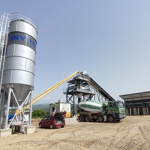 Стационарная бетоносмесительная установка - CONSTMACH Concrete Plants & Crushers - компактная / автоматическая