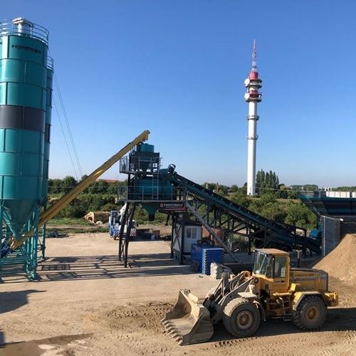 Мобильная бетоносмесительная установка - CONSTMACH Concrete Plants & Crushers - компактная / автоматическая / горизонтальная