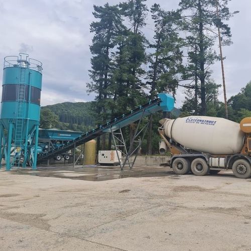Мобильная бетоносмесительная установка - Mobicom 30 - CONSTMACH Concrete Plants & Crushers - компактная / автоматическая / горизонтальная