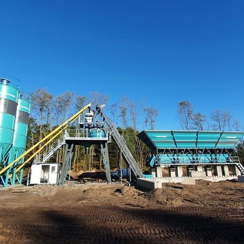 Стационарная бетоносмесительная установка - CONSTMACH Concrete Plants & Crushers - компактная / автоматическая / горизонтальная