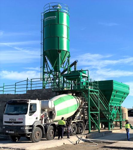 Стационарная бетоносмесительная установка - Drymix-60 - CONSTMACH Concrete Plants & Crushers - компактная / автоматическая / горизонтальная