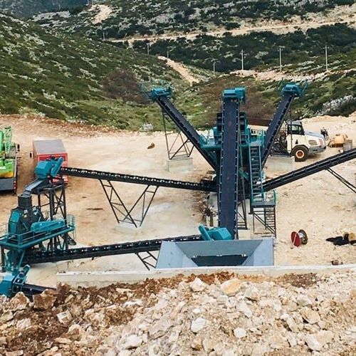 Стационарная камнедробилка - CONSTMACH Concrete Plants & Crushers - высокая производительность / вторичная / первичная