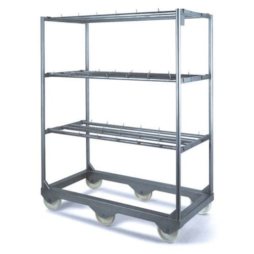Транспортная тележка - 3694 - Roser Construcciones Metalicas S.A. - из нержавеющей стали / 3 уровня / 2 уровня