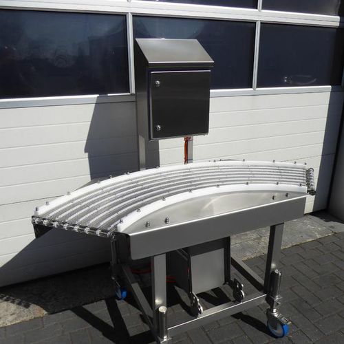 Ленточный конвейер - SK 90/400 - Schomaker Convenience Technik GmbH - изогнутый / транспортный / для продуктов питания